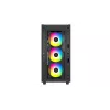 Mid-Tower-Computergehäuse DeepCool CG540 – Schwarz, ATX-Unterstützung, geräumiger Innenraum, optimierter Luftstrom