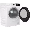 Gorenje Torktumlare DHNE82 BK040, Freistehend, Frontlader, Wärmepumpe, Weiß, Tasten, Drehregler, Rechts
