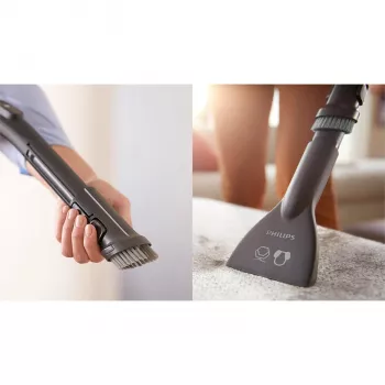 Bodenstaubsauger Philips 5000 Serie XD5123/10 — 900 W, 4 L Staubbeutel, HEPA- & Mikrofilter, für Hartböden und Teppiche