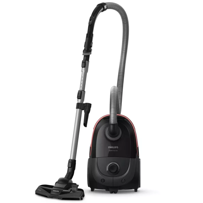 Bodenstaubsauger Philips 5000 Serie XD5123/10 — 900 W, 4 L Staubbeutel, HEPA- & Mikrofilter, für Hartböden und Teppiche