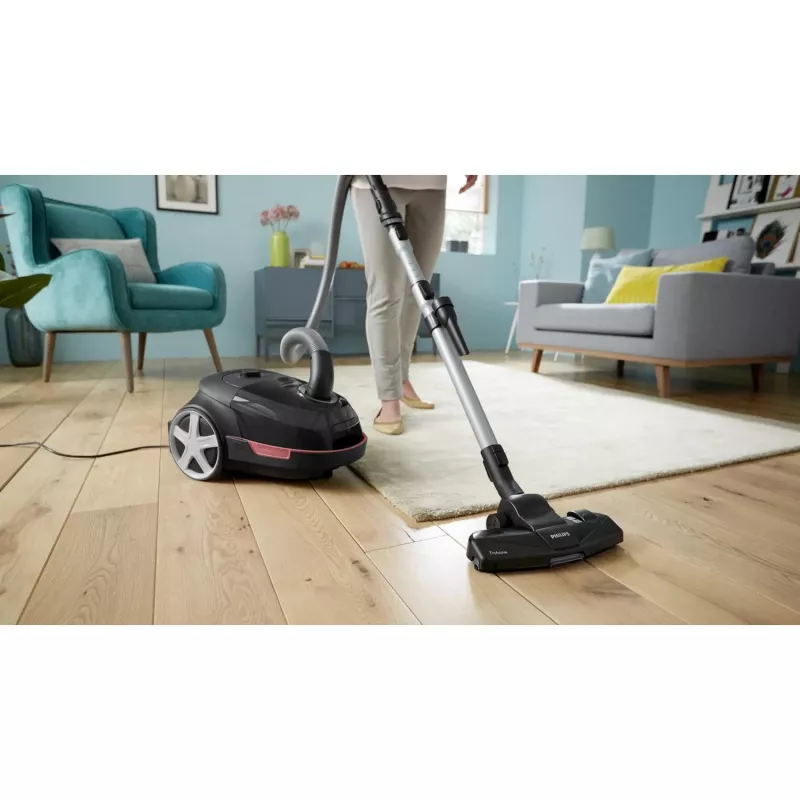 Bodenstaubsauger Philips 5000 Serie XD5123/10 — 900 W, 4 L Staubbeutel, HEPA- & Mikrofilter, für Hartböden und Teppiche