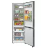Freistehender Kühl-Gefrier-Kombi Midea MDRB548MME46, 401 L — No Frost, 271 L Kühlen / 130 L Gefrieren, 186 cm, 35 dB, Energieeffizienzklasse E, grau