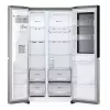 Side-by-Side-Kühlschrank LG GSGV81PYLL, 635 L Gesamtvolumen, Kühlteil 416 L, Gefrierteil 219 L, Metallic-Silber