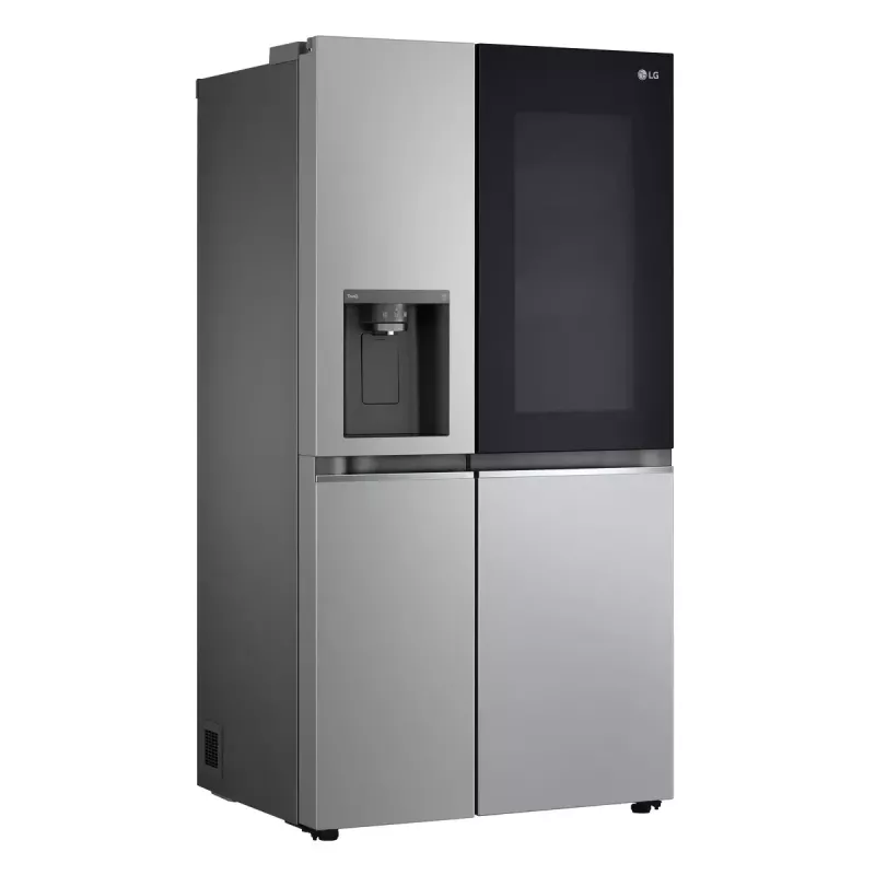 Side-by-Side-Kühlschrank LG GSGV81PYLL, 635 L Gesamtvolumen, Kühlteil 416 L, Gefrierteil 219 L, Metallic-Silber