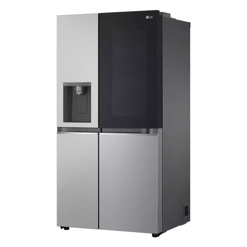 Side-by-Side-Kühlschrank LG GSGV81PYLL, 635 L Gesamtvolumen, Kühlteil 416 L, Gefrierteil 219 L, Metallic-Silber