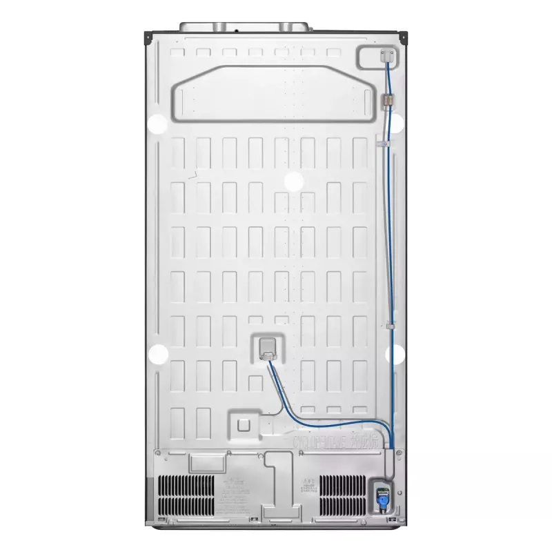 Side-by-Side-Kühlschrank LG GSGV81PYLL, 635 L Gesamtvolumen, Kühlteil 416 L, Gefrierteil 219 L, Metallic-Silber