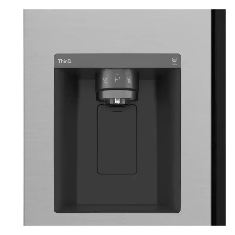 Side-by-Side-Kühlschrank LG GSGV81PYLL, 635 L Gesamtvolumen, Kühlteil 416 L, Gefrierteil 219 L, Metallic-Silber