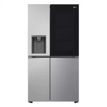 Side-by-Side-Kühlschrank LG GSGV81PYLL, 635 L Gesamtvolumen, Kühlteil 416 L, Gefrierteil 219 L, Metallic-Silber