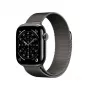 Smartwatch Apple Watch Series 11 GPS + Cellular 42mm Slate Titan-Gehäuse mit Slate Milanese Loop, 64 GB, OLED, 374x446 px