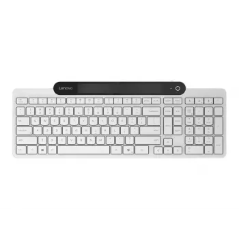 Kabellose Bluetooth-Tastatur Lenovo 800 — US-Englisch-Layout, selbstladend, weiß