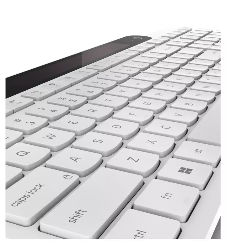 Kabellose Bluetooth-Tastatur Lenovo 800 — US-Englisch-Layout, selbstladend, weiß