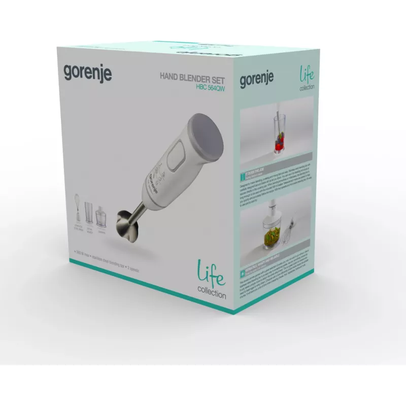 Gorenje HBC564QW 0,5 L Stabmixer 500 W Weiß
