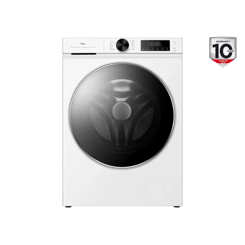 Waschmaschine TCL FP0944WA0 — Frontlader, 9 kg, 1400 U/min, Klasse A, LED-Anzeige, Dampf, 60×56×85 cm, weiß