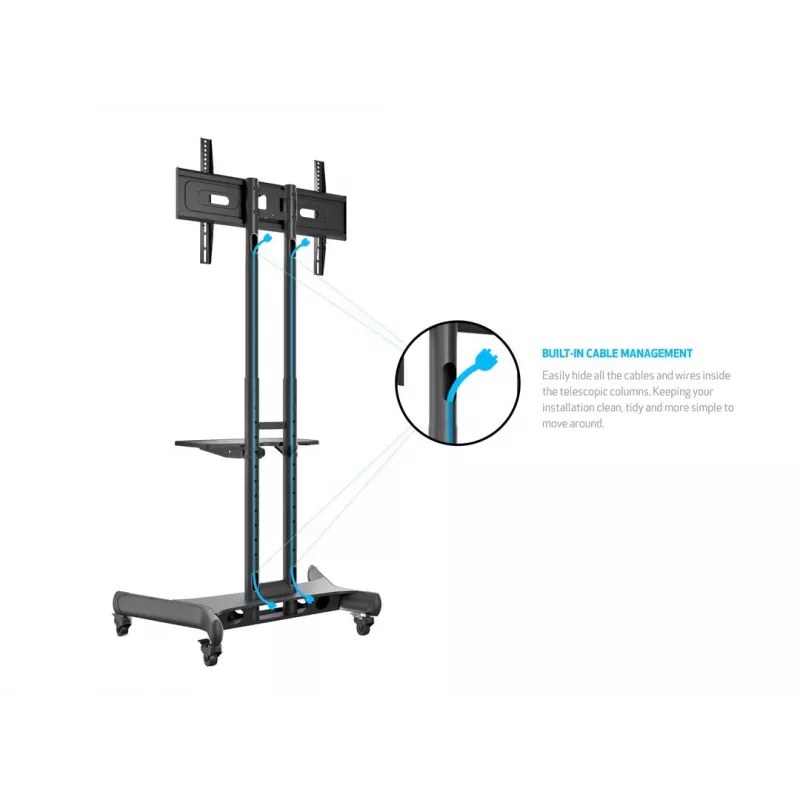 Multibrackets M Public Floorstand Basic 150 inkl. Ablage & Kamerahalterung