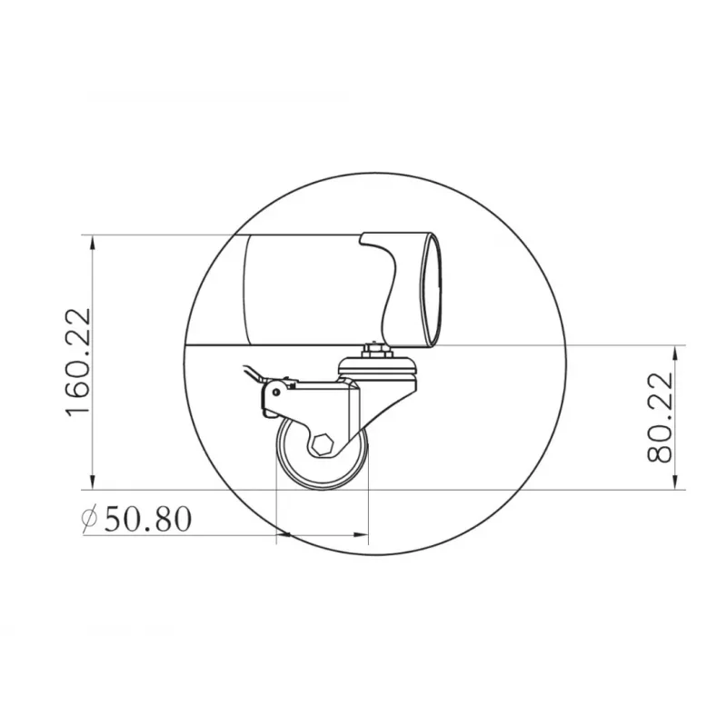 Multibrackets M Public Floorstand Basic 150 inkl. Ablage & Kamerahalterung