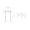 Multibrackets M Motorisierter öffentlicher Bodenständer Doppelsäule 180 HD