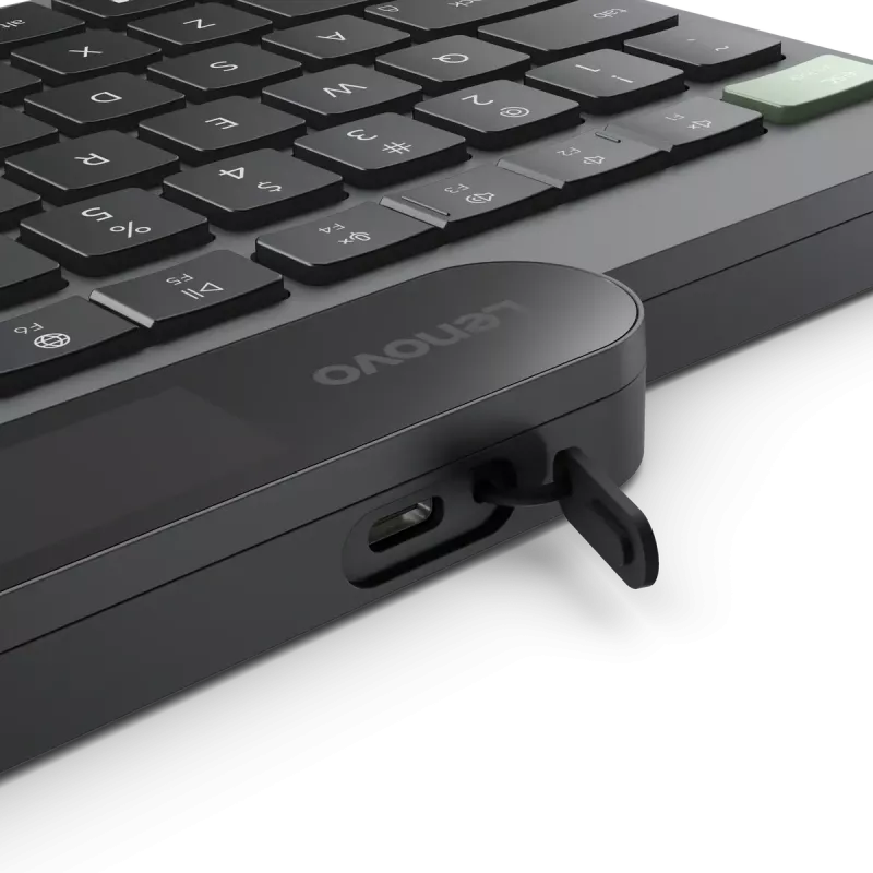 Lenovo | Self-Charging | Tastatur | Bluetooth | Estnisch | Schwarz