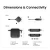 Drahtloses Präsentationssystem BenQ InstaShow WDC15 HDMI Desktop Schwarz