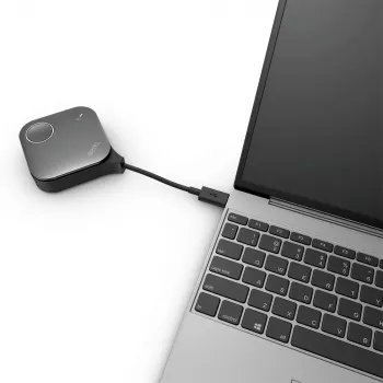 Drahtloses Präsentationssystem BenQ InstaShow VS25 HDMI Desktop, Wi‑Fi 6, bis zu 2400 Mbps, externe Antenne, Schwarz