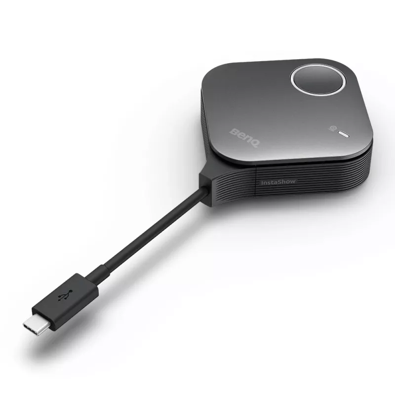 Drahtloses Präsentationssystem BenQ InstaShow VS25 HDMI Desktop, Wi‑Fi 6, bis zu 2400 Mbps, externe Antenne, Schwarz