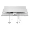 Lenovo L27-4C Computermonitor 68,6 cm (27 Zoll) 1920 x 1080 Pixel Full HD LCD Grau