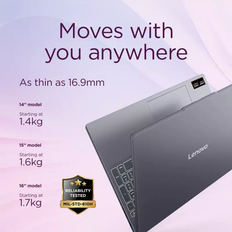Laptop Lenovo IdeaPad schlank 3 15AMN8 — 15,6 Zoll FHD TN 1920x1080, AMD Ryzen 3 7320U, 16GB LPDDR5, 512GB SSD, AMD Radeon 610M, Windows 11 Home, Arctic Grey