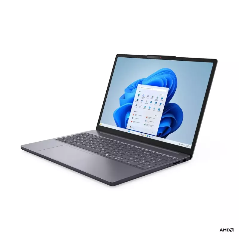 Laptop Lenovo IdeaPad schlank 3 15AMN8 — 15,6 Zoll FHD TN 1920x1080, AMD Ryzen 3 7320U, 16GB LPDDR5, 512GB SSD, AMD Radeon 610M, Windows 11 Home, Arctic Grey