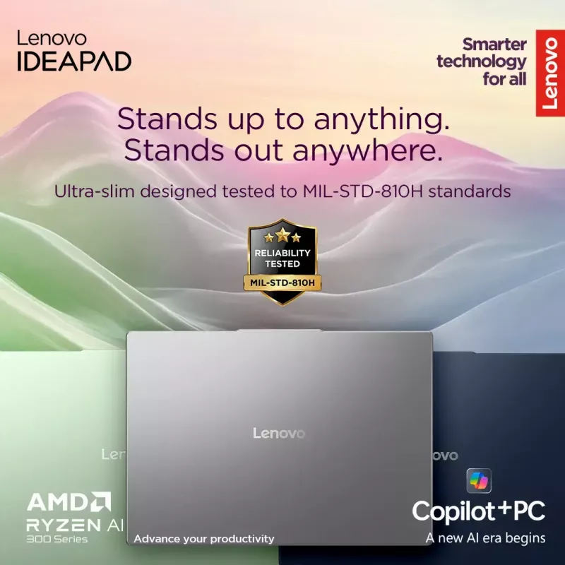 Laptop Lenovo IdeaPad schlank 5 — Ryzen 7 7735HS, 14 Zoll WUXGA IPS 300 Nits, 16 GB RAM, 1 TB SSD, AMD Radeon 680M, microSD-Kartenleser, Windows 11 Home