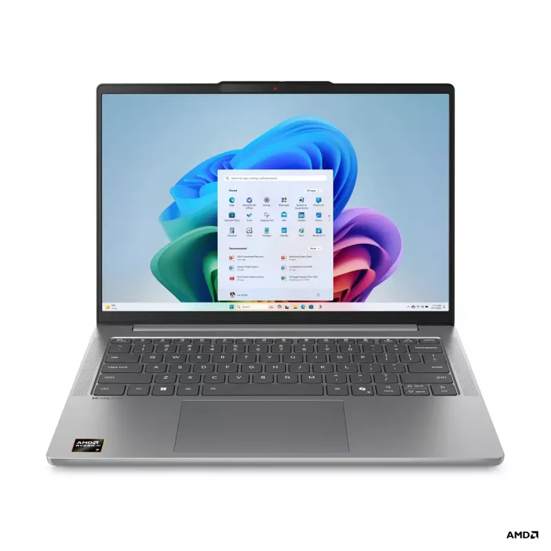 Laptop Lenovo IdeaPad schlank 5 — Ryzen 7 7735HS, 14 Zoll WUXGA IPS 300 Nits, 16 GB RAM, 1 TB SSD, AMD Radeon 680M, microSD-Kartenleser, Windows 11 Home