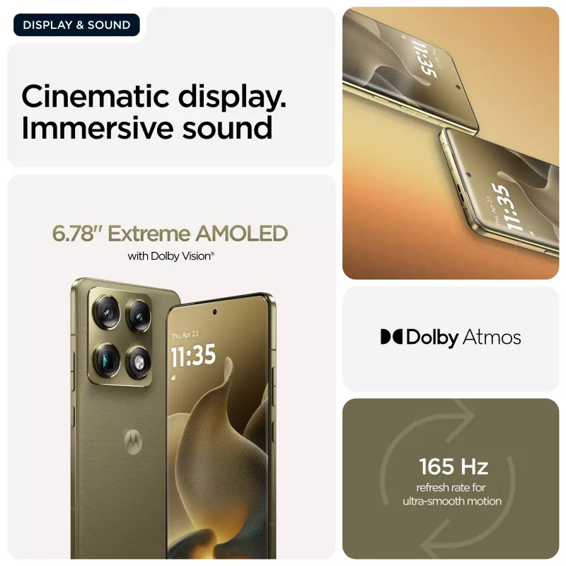 Motorola signature 17,2 cm (6,78 Zoll) Dual SIM Android 16.0 5G USB Type-C 16 GB 512 GB 5200 mAh Gold