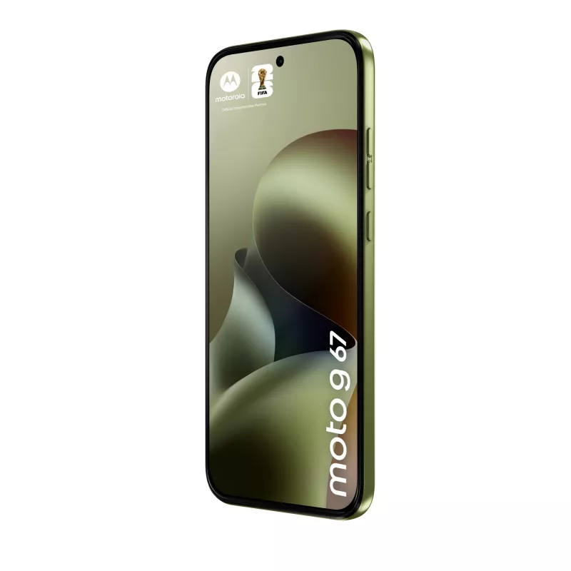 Smartphone Motorola moto g67 6,8 Zoll (17,3 cm) 5G, MediaTek Dimensity 6300 2,4 GHz, 4 GB RAM, 128 GB, 5200 mAh, Hybrid Dual SIM, Grün