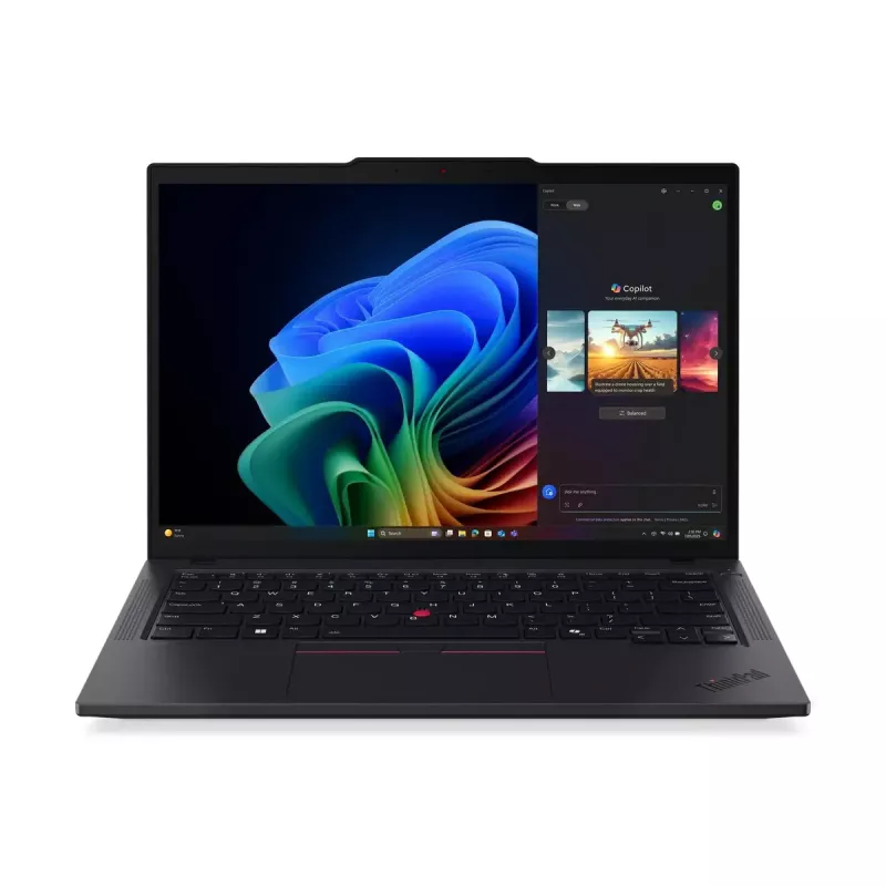 Lenovo ThinkPad T14 Gen 6 (Intel) Copilot+ PC Intel Core Ultra 5 226V Laptop 35,6 cm (14 Zoll) WUXGA 16 GB LPDDR5x-SDRAM 512 GB SSD Wi-Fi 7 (802.11be) Windows 11 Pro Nordic Schwarz