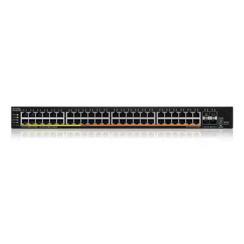 Zyxel XMG2230-52HP Managed L2/L3 2.5G Ethernet (100/1000/2500) Power over Ethernet (PoE) 1U Schwarz