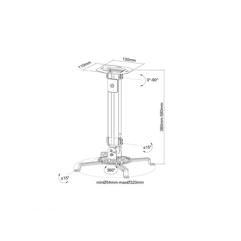 Deckenhalterung Multibrackets M Universal Projector Mount I