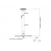 Decken-Projektorhalterung MULTIBRACKETS M HD verstellbar 620–800 mm, weiß, max. 30 kg