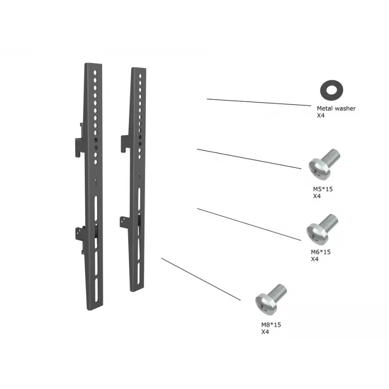 Flachbildschirm-Montagearm Multibrackets M Pro Series Fixed Arms 400 mm