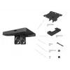 Deckenplatte Multibrackets M Pro Series Schwarz Kunststoff Stahl 165 mm