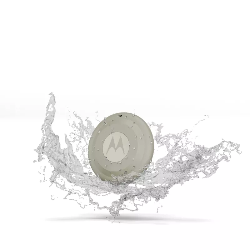 Finder Motorola moto tag 2 — universal Bluetooth tracker, Grün, CR2032 Batterie, 14400 h life, 7.4 g, Ø 3.19 cm