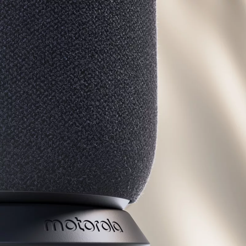 Mono tragbarer Lautsprecher Motorola moto sound flow Carbon – 30 W RMS, USB-C, kabellos, Stoffgehäuse