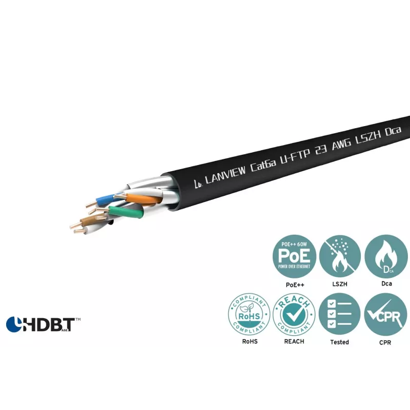 Netzwerk-Patchkabel Lanview LVN122433 – Cat6, ungeschirmt, Länge nicht angegeben