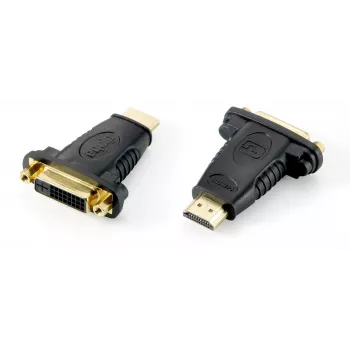 Equip HDMI auf DVI-D Dual Link Adapter, DVI (24+1), HDMI A, Schwarz
