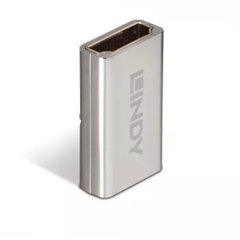 Lindy HDMI 2.1 Buchse-zu-Buchse-Koppler, HDMI 2.1, HDMI 2.1, Silber
