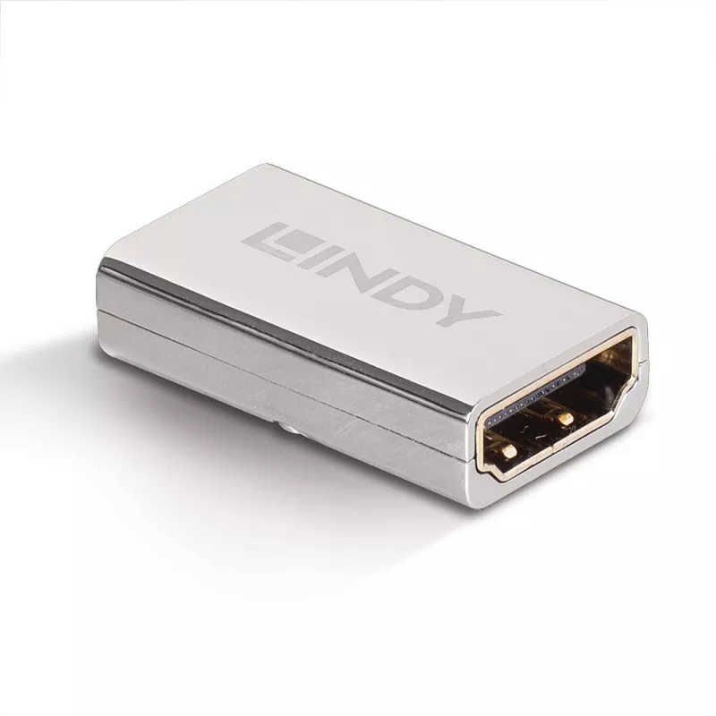 Lindy HDMI 2.1 Buchse-zu-Buchse-Koppler, HDMI 2.1, HDMI 2.1, Silber