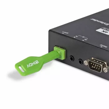 Lindy SFP Port Blocker Key, Grün, Port-Blockier-Schlüssel, SFP, Grün, Acrylnitril-Butadien-Styrol (ABS), 1 Stück, Polybeutel