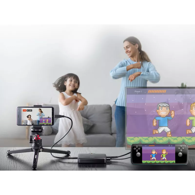 ATEN CAMLIVE™+(HDMI zu USB-C UVC Videoaufzeichnung mit PD3.0 Power Pass-Through)