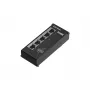 Unmanaged Fast Ethernet PoE Desktop Switch Teltonika TSF000 — 5× 10/100 RJ-45, IEEE 802.3af/at, DC 7–57 V, schwarz