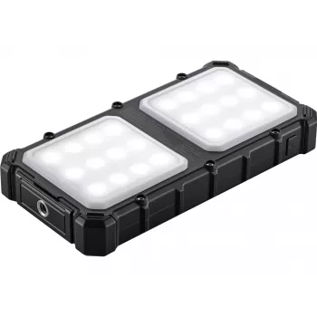Sandberg Solar Powerbank CampLED 10000, 10000 mAh, Programmable Power Supply (PPS), 3,7 V, 15 W, Schwarz