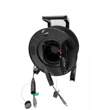 Vivolink PROHDMIOP8K100-DRUM HDMI-Kabel 100 m Schwarz