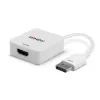 Lindy HDMI 18G zu DisplayPort 1.2 Konverter, 0,095 m, HDMI Typ A (Standard), DisplayPort, Buchse, Stecker, gerade