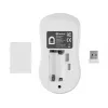 Sandberg Wireless Maus Saver Weiß, Beidhändig, RF Wireless, 1600 DPI, Weiß
